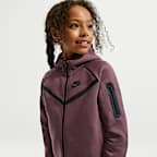 NIKE♡ Nike Sportswear Tech Fleece Girls' Full-Zip Hoodie. Nike RO